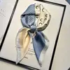Bufanda de seda cuadrada de seda, bufanda fina de alta calidad para mujer, elegante bufanda con estampado, protección para el cuello, bufanda decorativa, venta al por mayor