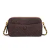 Bolso Pequeño Cuadrado de Moda Retro Europeo y Americano con Textura Mate, Neceser Tejido a Mano, Bolso de Hombro Casual y Versátil para Mujer