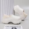 2023 nuevas botas de nieve para mujer, de suela gruesa, de otoño, de celebridades de Internet, impermeables, forradas en vellón, gruesas, acolchadas de algodón para el hogar, zapatos para mujer sin cordones