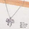 Colar de Coração Moda Simples Versátil Corrente para Clavícula Feminina High-End Pingente de Lua Colar de Borboleta Acessórios Verão Feminino
