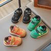 Zapatos de algodón para bebé de invierno 2024, forrados con vellón para hombre, de dos algodón, cálidos, antideslizantes, con suela suave para bebé, nuevos zapatos deportivos de invierno para mujer