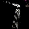 Grampos de Cabelo Clássicos, Acessórios de Cabelo Estilo Antigo, Ornamentos de Cabelo e Grampos Palacianos Retrô, Acessórios de Grampo de Cabelo com Franjas Hanfu, Itens Populares Estilo Nacional