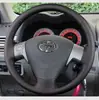 Adecuado para Cubierta de Volante de Cuero Cosida a Mano para Modelos 07 08 09 Corolla Años 07-13 Edición Especial