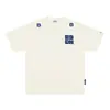 Nueva Camiseta de Manga Corta Ajustada Estilo Americano Patchwork para Verano, Versátil Holgada Casual de Media Manga para Hombre