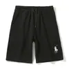 Pantalones Cortos de Algodón Finos, Pantalones Cortos Versátiles Casuales Paul Sports para Hombre, Pantalones de Cinco Puntos Rectos Sueltos de Algodón Puro de Verano con Bordado
