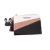 Cartera Sencilla Estilo Coreano para Mujer Cartera Corta con Cremallera Bloqueo de Color Moda Billetera para Monedas Bolso de Mano Portatarjetas Billetera para Monedas