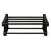 Estante de almacenamiento para baño sin taladro, barra de toallas para pared para inodoro, escurridor de ropa y toallas para baño