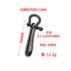 Gancho de Clip para Perro Engrosado Chapado en Oro Gancho de Aleación Gancho para Cinturón Llavero Accesorios de Ferretería Clip para Cartera en Forma de U