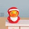 Transfronterizo Nuevo Producto Micro-Paisaje Creativo Navidad Patito Amarillo Figura Decoración DIY Accesorios Mini Adornos de Coche