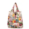 Bolsa de Compras de Supermercado Mediana en Stock, Bolsa de Compras Ecológica Plegable Ligera, Bolsa de Almacenamiento Portátil Tela Oxford 210D