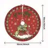 Nueva Falda para Árbol de Navidad con Diseño de Mejor Venta en Amazon Decoración para Base de Árbol Impresión Digital Suministros Navideños Decoraciones