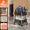 Estante de Armazenamento tipo Carrinho Lasker de Aço Carbono Espesso com 22 Tubos para Beleza e Cabeleireiro, Ferramentas de Ventosaterapia, Copo d'Água e Utensílios