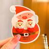Nuevos clips para orejas de Navidad para niños, lindo diseño de reno y alce, aretes versátiles para niñas sin perforaciones, aretes de dibujos animados.