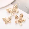 Novos Acessórios de Borboleta Pequena de Pérola em Liga de Zinco Flor de Cinco Pétalas com Diamante Acessórios para Joias Case de Celular DIY Material de Diamante