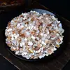 Fragmentos de concha, piedras de concha, decoración de acuario de forma irregular, piedras de concha DIY hechas a mano, piezas de concha tipo terrazo, 100 gramos