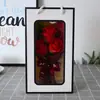 Flor de jabón de rosa individual regalo creativo celebración del Día de San Valentín caja portátil regalo ramo mini de simulación