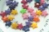Accesorios de joyería DIY para niños, cuentas de modelado, material de cuentas, cuentas perforadas de acrílico de color sólido