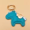 Creativo llavero de coche instantáneo rico, bolsa, colgante de bolsa, cuero exquisito, llavero de poni femenino, regalo