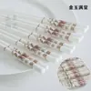Cinco pares diez pares palillos de cerámica no son fáciles de moho para el hogar anti-moho anti-humedad antideslizantes de porcelana palillos palillos nuevos