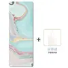 Tapete de Yoga 5mm 80cm Antiderrapante Camurça + Borracha À Prova de Som e Choque Tapete de Dança Fitness Alargado Antiderrapante Transfronteiriço