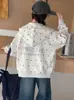 Abrigo para Niñas para Primavera y Otoño 2026 Nuevo Estilo Coreano Sudadera Cardigan con Capucha para Niños Mayores, Atuendo Elegante de Otoño para Niñas