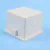 Caja de empalmes de PVC al por mayor decoración del hogar caja de posicionamiento de cuatro agujeros para conectar caja base de conexión para interruptor y enchufe práctica no inflamable