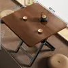 Mesa Plegable para Mirador, Mesa de Café Pequeña para el Hogar, Mesa de Té Pequeña, Escritorio de Estudio para Balcón, Mesa Baja, Cama, Tatami, Mesa Kang