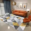 Nueva Alfombra de Piso Sala de Estar Dormitorio Lujo Ligero Alta Calidad Simple Cobertura Total Sofá Alfombra de Piso Grande Mesa de Café Limpiable Alfombra de Mesita de Noche