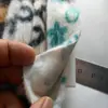 Veludo de Visão Estampado com Letras Inglesas Salpicadas, Xadrez de Veludo de Visão Raposa de Jade Veludo Estampado Xadrez de Coelho Pelo de Coelho e Tecido de Pelúcia de Visão