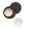 Frascos dispensadores de creme facial cosmético, frascos pequenos de vidro vazios para loção líquida de base de alta qualidade, conjunto portátil de amostra para viagem