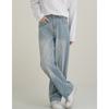 Pantalones vaqueros plisados de diseño antiguo para hombre, estilo americano de calle alta, de marca retro, holgados y rectos, de estilo retro de alta calidad.