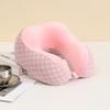 Almohada de Aviación Almohada en forma de U Almohada de Espuma Viscoelástica de Rebote Lento Almohada para Viaje Oficina Siesta Almohada Protectora para el Cuello Cervical Dvge Aviación
