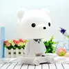 Luz de Noturna Fofa de Skate Grande Urso Kura Plugável Lâmpada de Mesa Pequena ao Lado da Cama do Estudante Artigos de Papelaria Suprimentos Diários