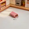 Juguete Simulado de Chocolate Relleno en Bocados Escena Miniatura Accesorios DIY Llavero Pasador Materiales