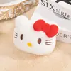 Lindo Felpa Gato KT Cadena Colgante Broche Llavero Ins Chica Mochila Escolar Colgante Adornos Diy Novia Regalo de Pareja