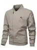 Tamanho Europeu Transfronteiriço Casual Esportivo Versátil Gola Baseball Cardigan Composto Moda Jaqueta Moletom de Manga Longa com Vários Bolsos Comércio Exterior