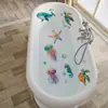 Pegatinas de pared autoadhesivas al por mayor transfronterizas con diseños de vida marina, pegatinas impermeables y antideslizantes para bañera, calcomanías removibles, directo del fabricante