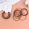 Coração de doce 10 peças um cartão estilo coreano faixa de cabelo ondulada básica novo elástico de cabelo para meninas elástico sem costura acessórios de cabelo para estudantes
