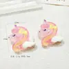Pera Rosa de Dibujos Animados Angelical Perlado Varita Mágica Accesorios de Resina Pegamento en Crema DIY Pasador Adorno para el Cabello Hebilla de Zapato Colgante Venta al por Mayor