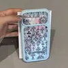 Funda Compatible con iPhone 16 17promax, Manzana, Patrón Cruzado, Transformación Instantánea, Transparente, Cielo Estrellado Dopamina