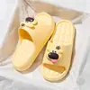 Lindas pantuflas de cachorro para mujer, sandalias de plataforma de suela gruesa para usar al aire libre, pantuflas para el hogar en interiores, zapatos de playa para hombre