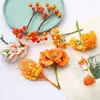 Flor de Laranja Espuma Flor Núcleo Flor Dupla Cabeça Estame de Flor Fruta Artesanal DIY Grampo de Cabelo Acessórios de Cabelo Materiais Venda Quente Atacado
