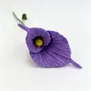 Flor de graveto retorcido finalizada, lírio-calla artificial, decoração artesanal trançada, decoração de casa, flor artificial, presente para o Dia do Professor