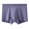 Cueca Boxer Masculina Sem Costura de Algodão de Alta Qualidade Personalizada 80 Fios Respirável 5A Antibacteriana Pronta para OEM