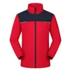 Cuello alto, terciopelo súper suave, tiras reflectantes, chaqueta cálida para exteriores, chaqueta de trabajo, a prueba de viento e impermeable, logo bordado personalizado