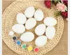 Promoción de Fábrica DIY Jardín de Infancia Hecho a Mano Pintado Huevo Blanco de Pascua Huevo Graffiti Infantil Huevo de Simulación Venta al por Mayor