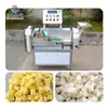Máquina de Cortar Batata em Tiras Máquina Comercial Elétrica Cantina Cabeça Dupla Cortador de Legumes Cortador Automático de Legumes Multifuncional