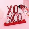 Nuevas Decoraciones de Mesa para el Día de San Valentín 520 Decoraciones Creativas para Escritorio Artesanías de Madera DIY Adornos Lindos Venta al por Mayor en Stock