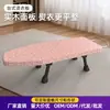 Tabla de Planchar, Mesa de Planchar de Madera Maciza, Tabla de Planchar Plegable para el Hogar, Almohadilla Pequeña de Madera Maciza para Planchar de Escritorio, Soporte para Almohadilla de Planchar