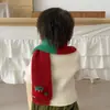 Bufanda Infantil Qiunan Invierno Linda Dibujos Animados Navidad Tejida para Niño y Niña Bebé Cálida y Resistente al Frío